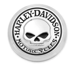 Harley Davidson Fender Skirt Medallions Willie G. Skull
