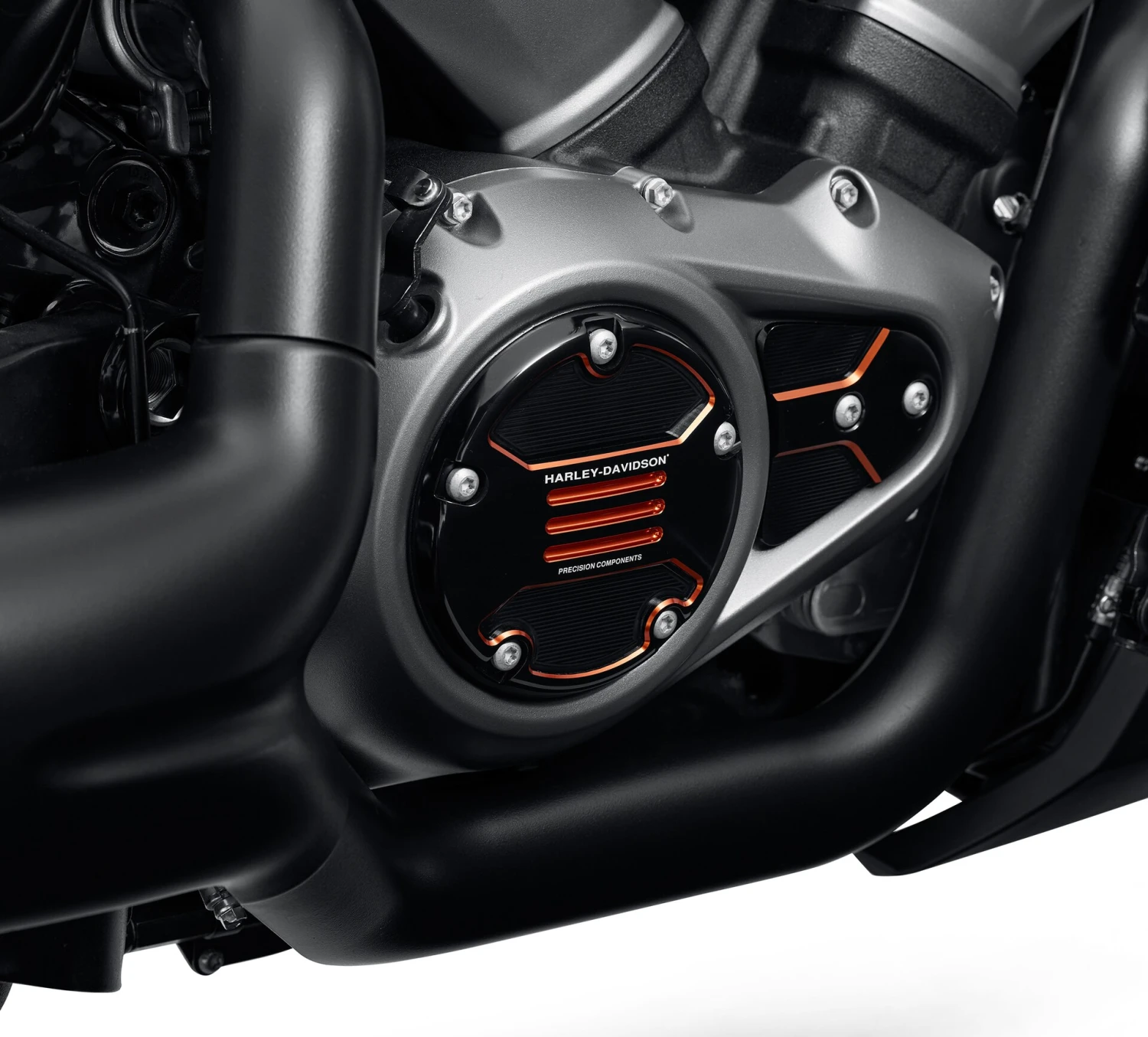 Harley Davidson Adversary Clutch Medallion Black/orange – Bild 2