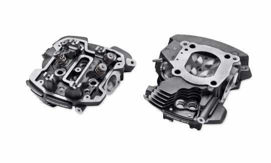 Harley Davidson Screamin Eagle CNC Ported Cylinder Heads, Black / Granite