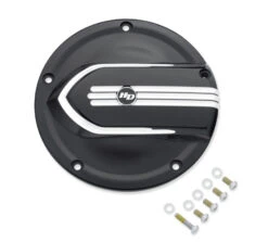 Harley Davidson Defiance Derby Cover Black Cut