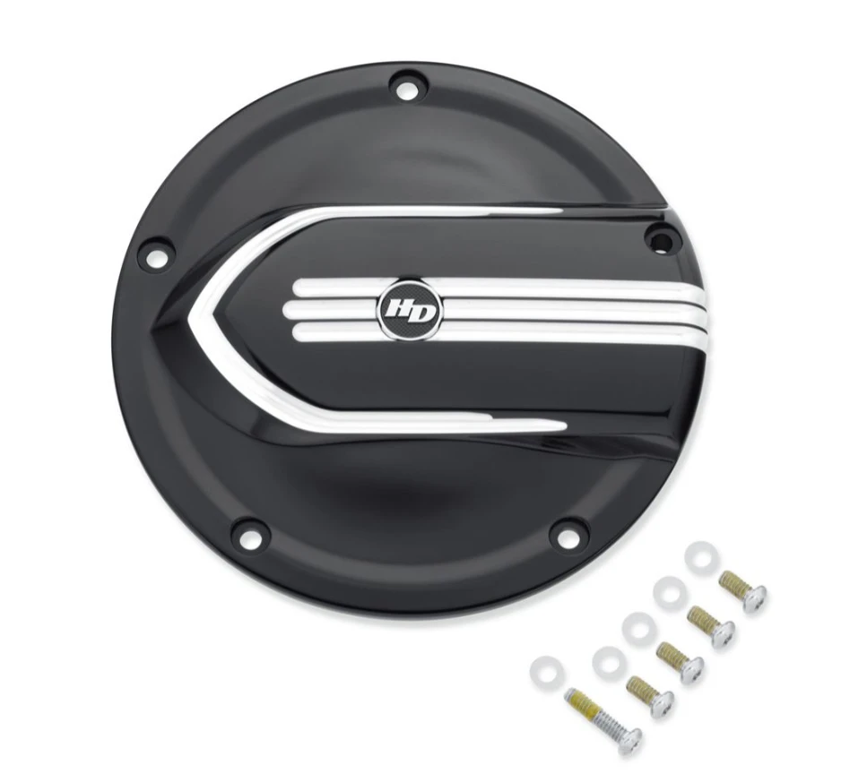 Harley Davidson Defiance Derby Cover Black Cut