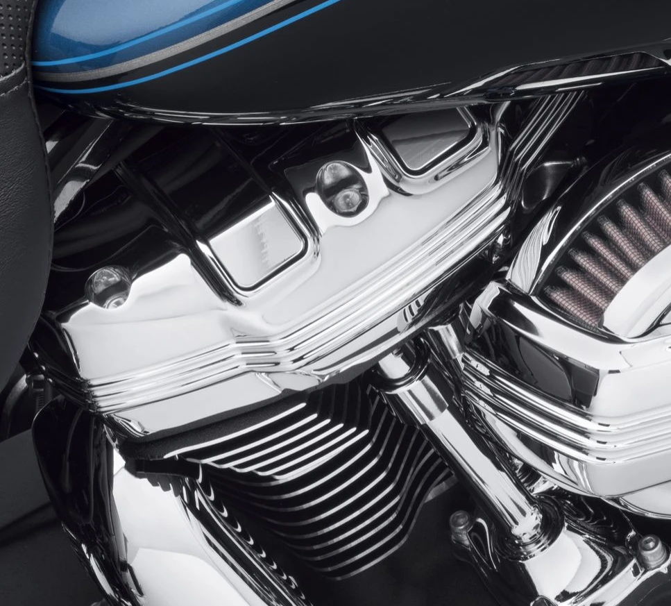 Harley Davidson Defiance Upper Rocker Covers Chrome – Bild 2