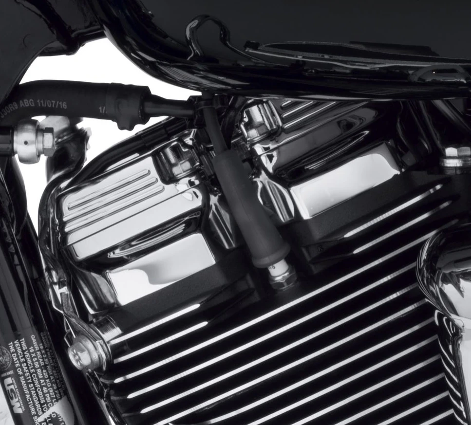 Harley Davidson Defiance Upper Rocker Covers Chrome – Bild 3