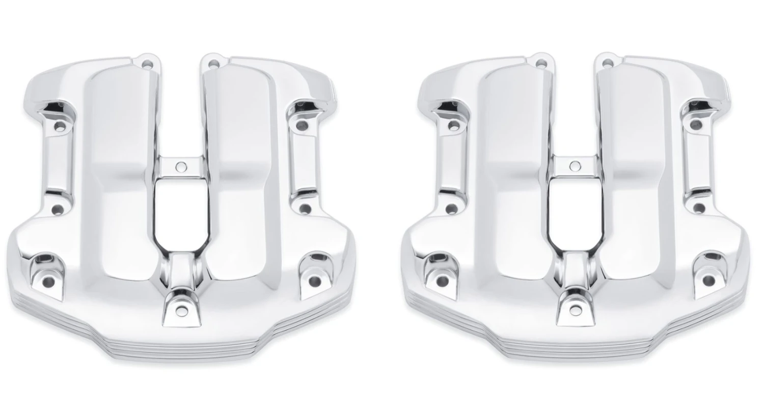 Harley Davidson Defiance Upper Rocker Covers Chrome
