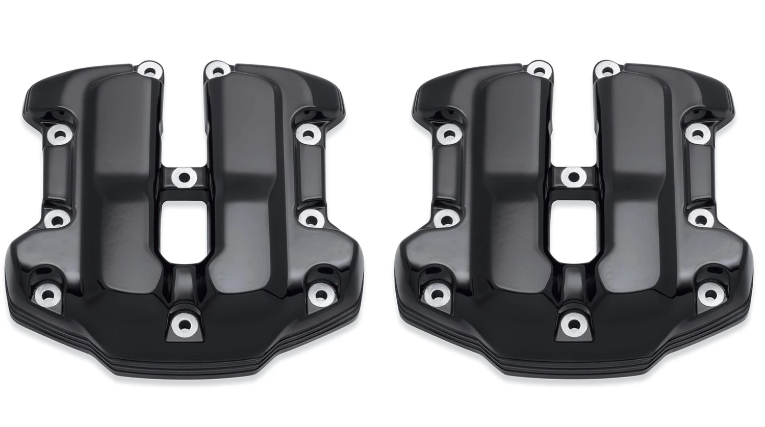 Harley Davidson Defiance Upper Rocker Covers, Black