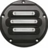 Harley Davidson Dominion Derby Cover Gloss Black With Highlighted Slots