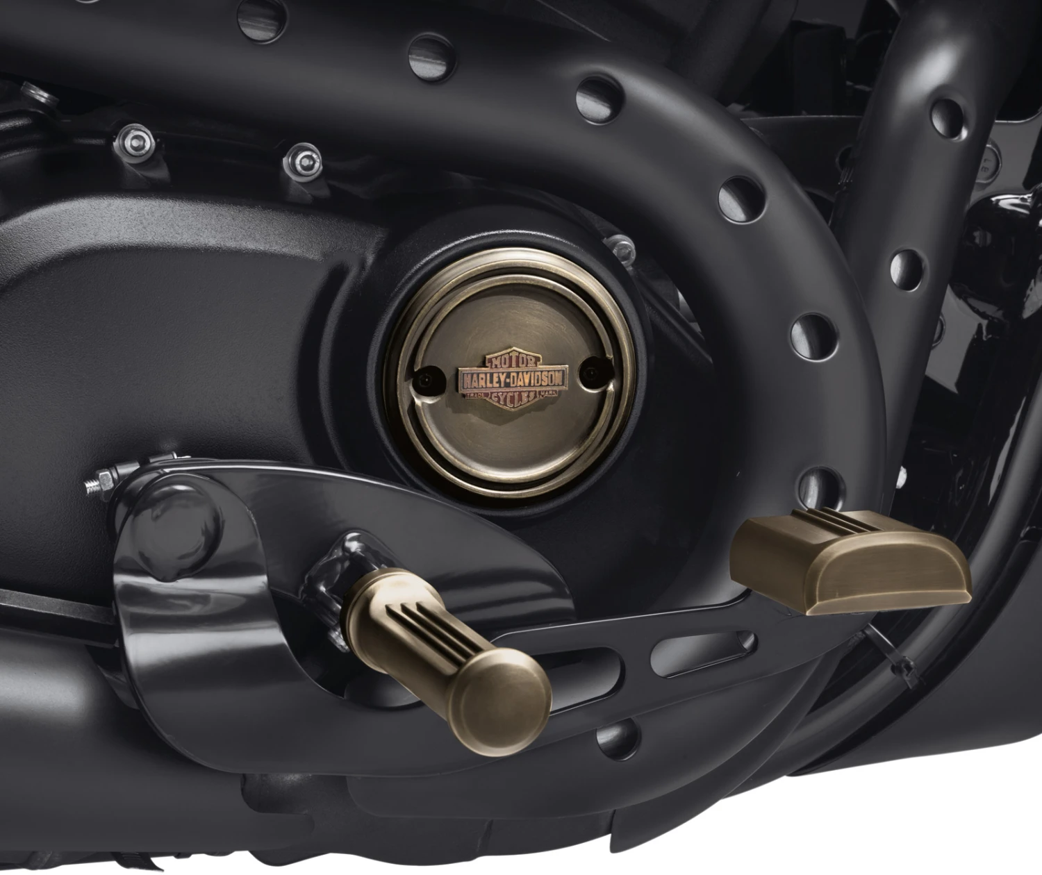 Harley Davidson Brass Right Side Medallion – Bild 3
