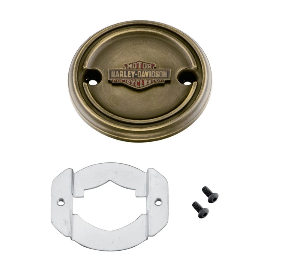Harley Davidson Brass Right Side Medallion