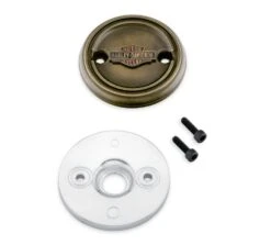 Harley Davidson Brass Left Side Medallion