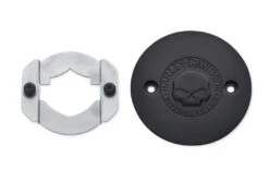 Harley Davidson Willie G Skull Right Side Medallion Black