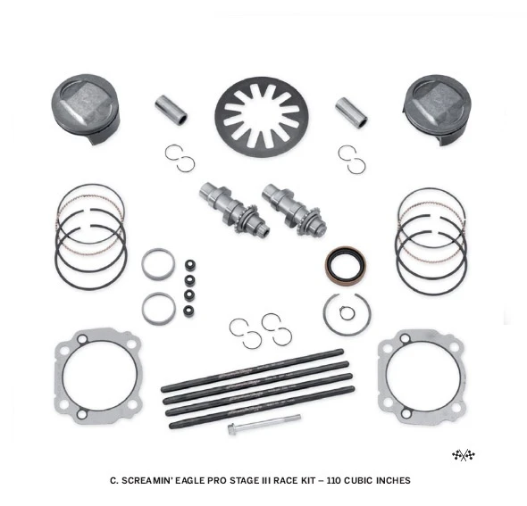 Harley Davidson Screamin Eagle Pro Stage III Race Kit 110"