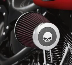 Harley Davidson Screamin Eagle Heavy Breather Decorative Endcap- Willie G Skull