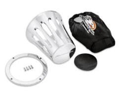 Harley Davidson Screamin Eagle Heavy Breather Cover Teardrop Chrome