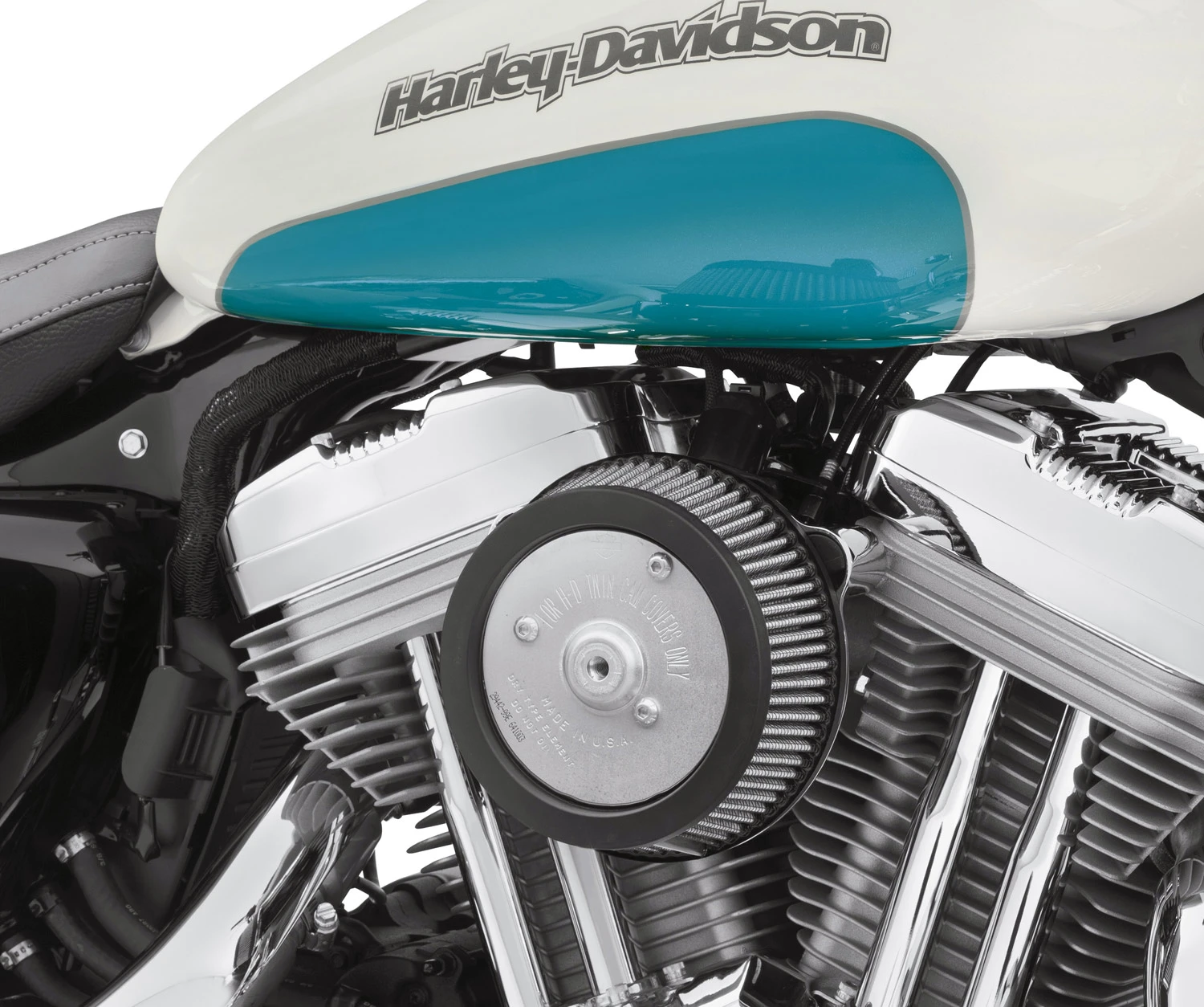 Harley Davidson Screamin Eagle Stage I Air Cleaner Kit - Round Chrome – Bild 2