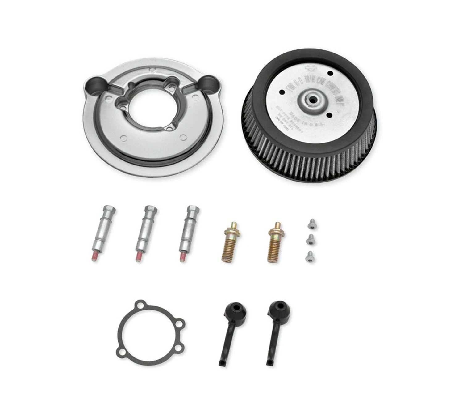 Harley Davidson Screamin Eagle Stage I Air Cleaner Kit - Round Chrome