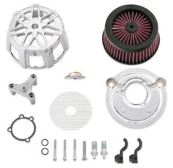 Harley Davidson Screamin Eagle Chisel Extreme Billet Air Cleaner Kit Chrome