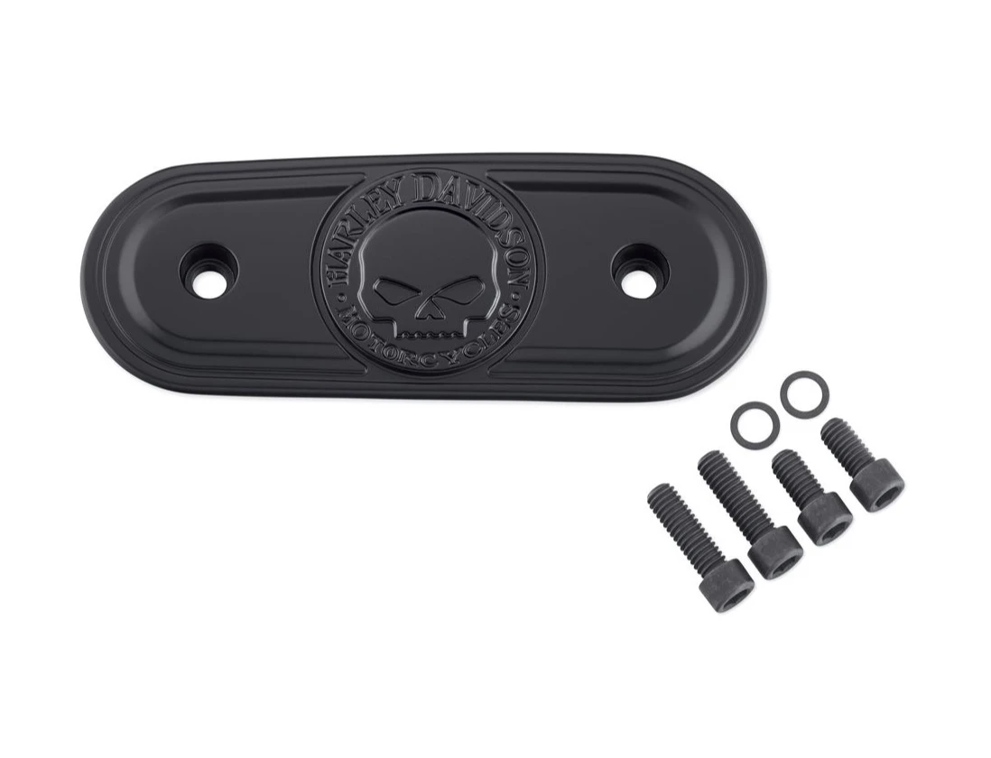 Harley Davidson Willie G Skull Air Cleaner Trim Black