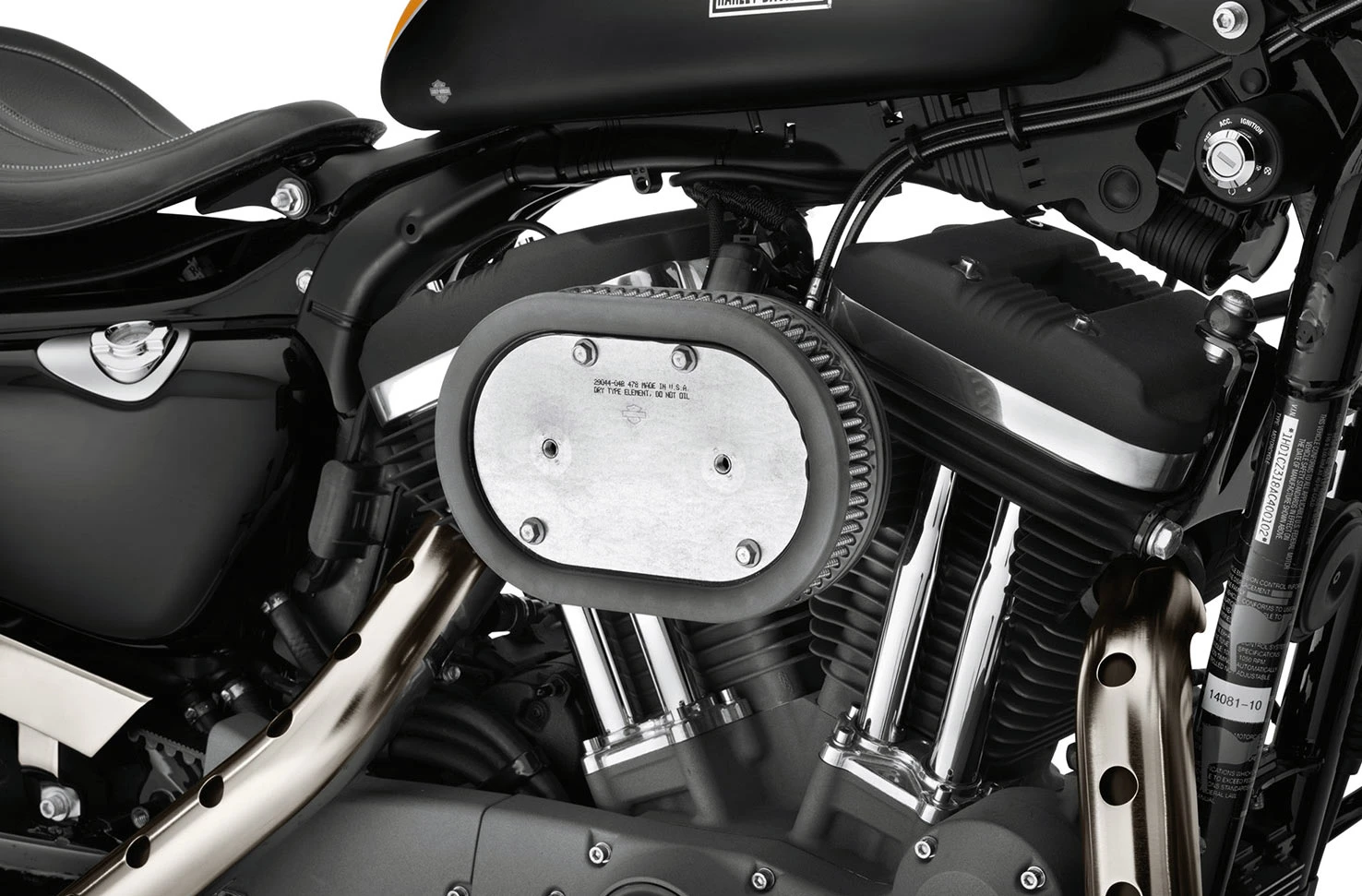 Harley Davidson Screamin Eagle Stage I Air Cleaner Kit Oval – Bild 2