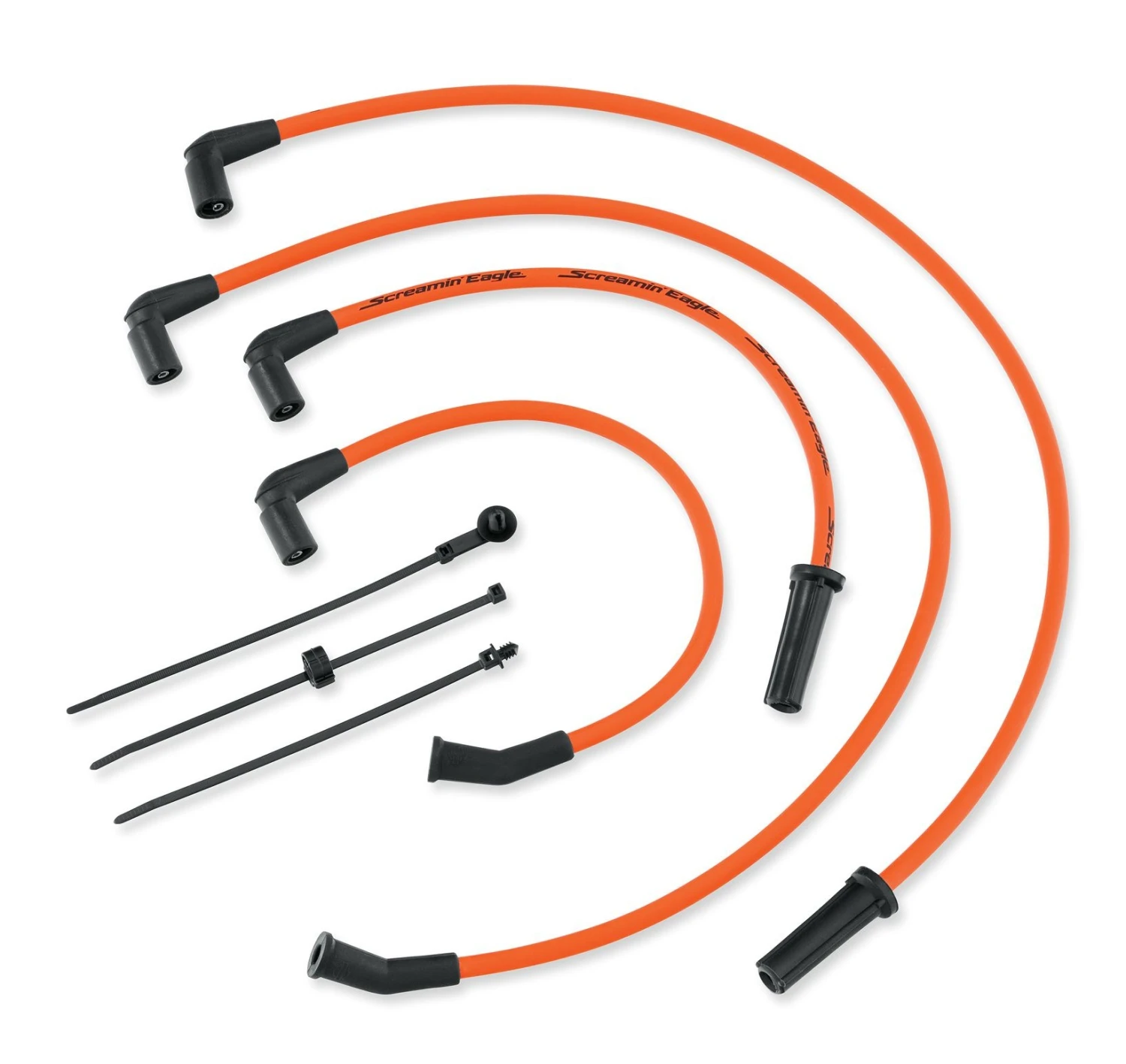 Harley Davidson Screamin Eagle 10mm Phat Spark Plug Wires Orange