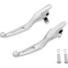 Harley Davidson Slotted Hand Control Lever Kit Chrome