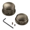 Harley Davidson Rear Axle Nut Covers Brass