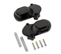 Harley Davidson Rear Axle Cover Kit Bar & Shield Black
