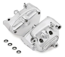 Harley Davidson Front Caliper Dual Disc Kit , Chrome