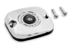 Harley Davidson Front Master Cylinder Cover Kit, Chrome