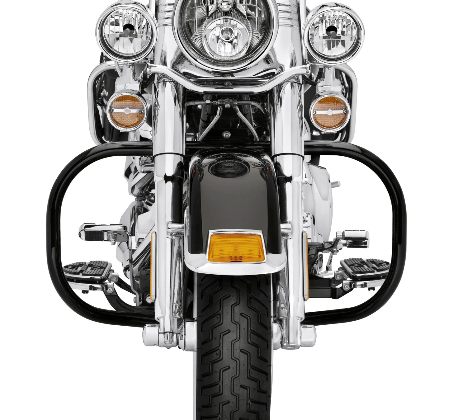 Harley Davidson Engine Guard Kit, Gloss Black – Bild 3
