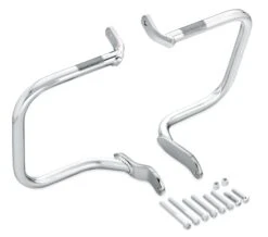 Harley Davidson Saddlebag Guards Rear, Chrome