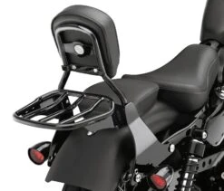 Harley Davidson Custom Tapered Sport Luggage Rack Gloss Black