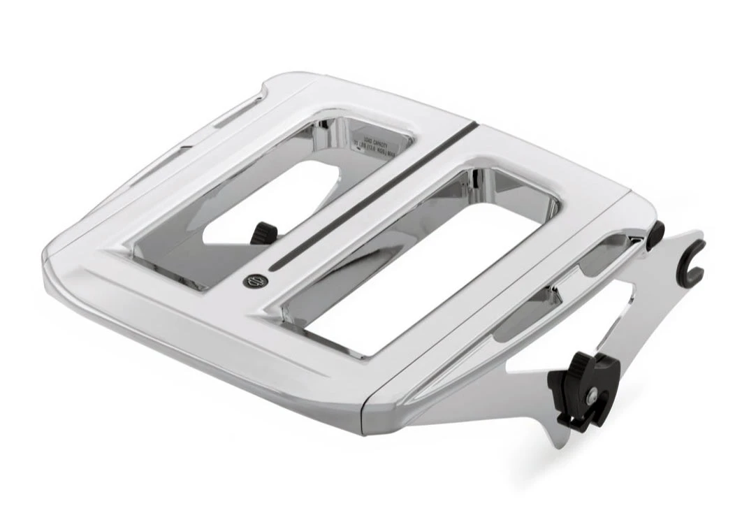 Harley Davidson Adjustable Two-Up Chrome Luggage Rack Chrome
