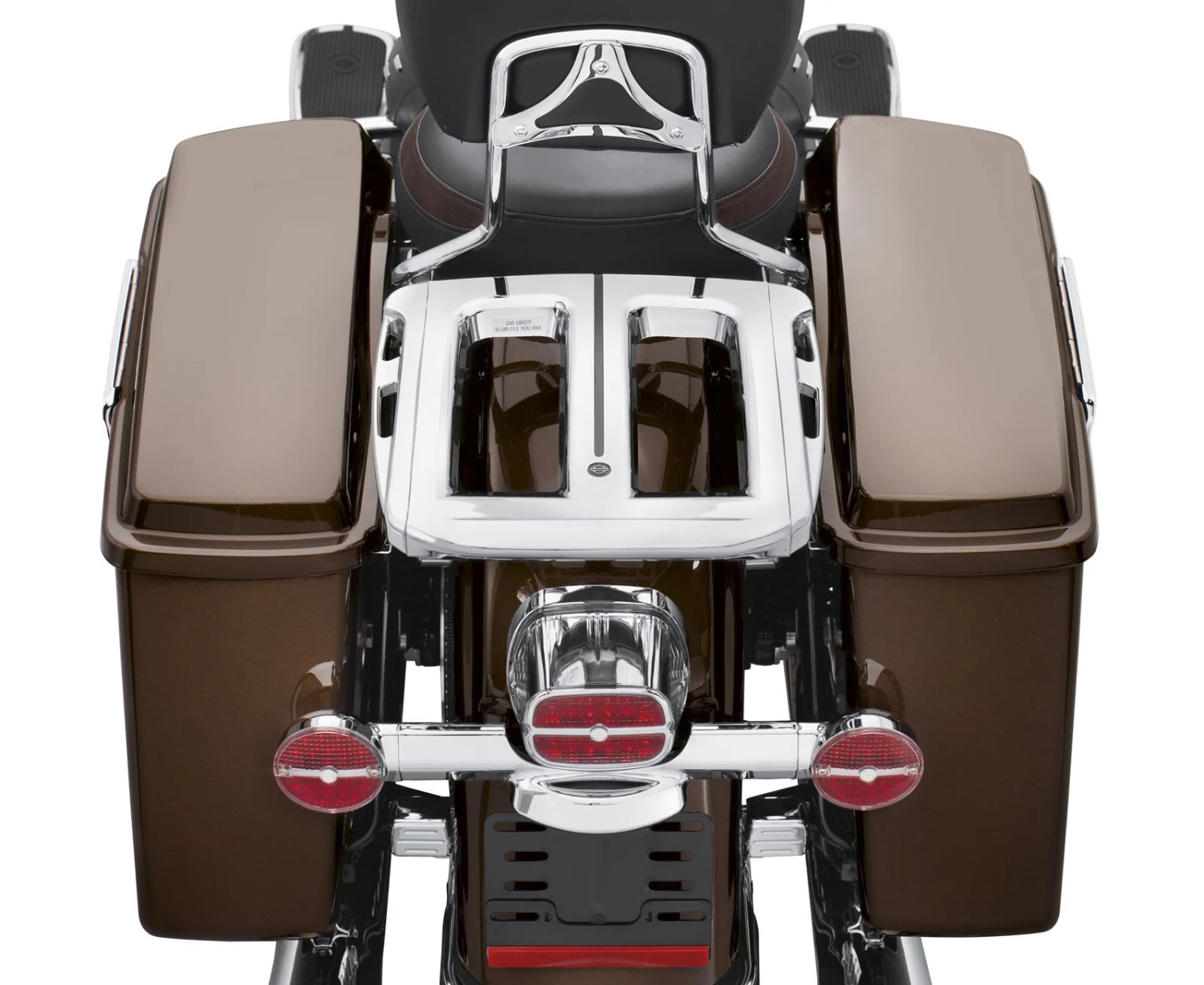 Harley Davidson Adjustable Two-Up Chrome Luggage Rack Chrome – Bild 3