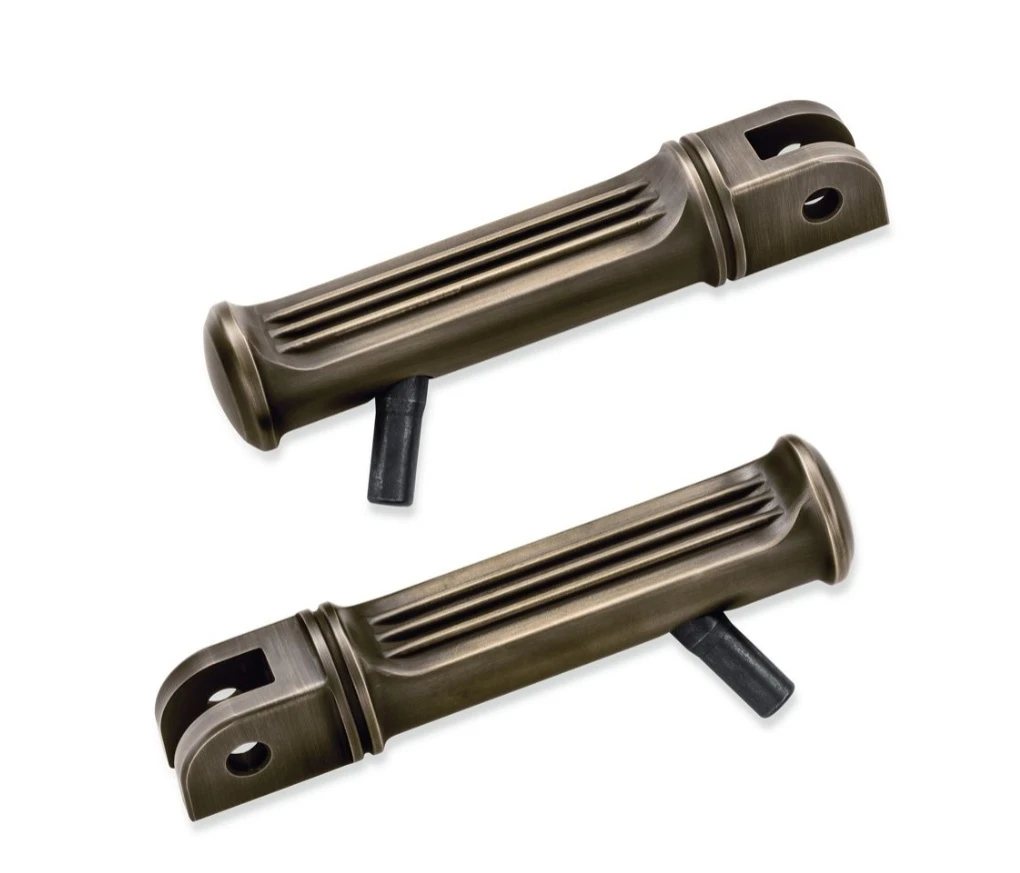 Harley Davidson Brass Rider Footpegs With Wear Peg