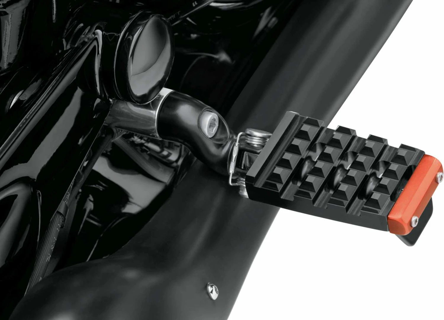 Harley Davidson Dominion Footpegs With Wear Peg Black – Bild 4