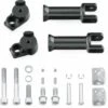 Harley Davidson Passenger Footpeg Mounting Kit Black