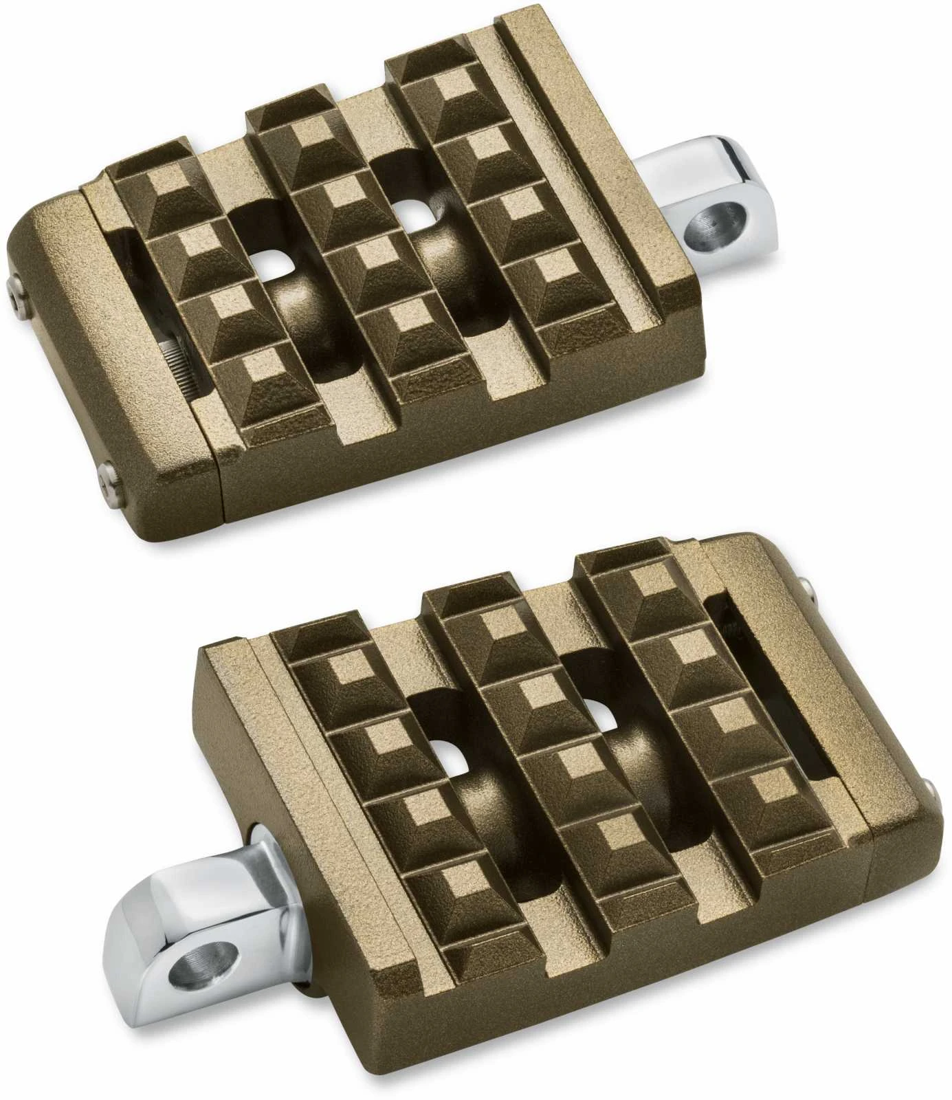 Harley Davidson Dominion Passenger Footpegs - Bronze