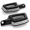 Harley Davidson Empire Highway Footpegs Black Cut