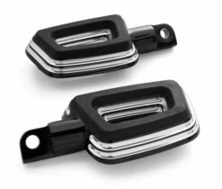 Harley Davidson Empire Highway Footpegs Black Cut