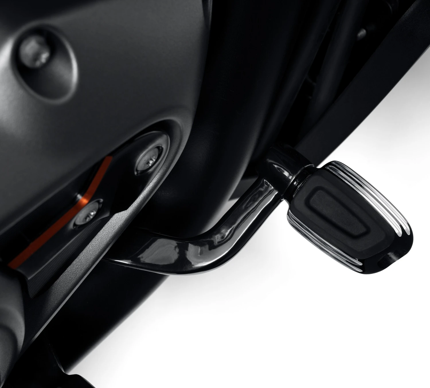 Harley Davidson Empire Rear Brake Pedal Pad Black Cut – Bild 2