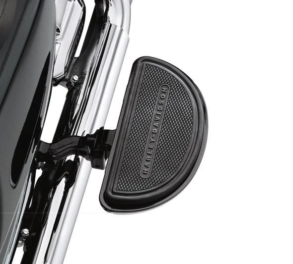 Harley Davidson Half-Moon Passenger Footboard Pans Gloss Black – Bild 3