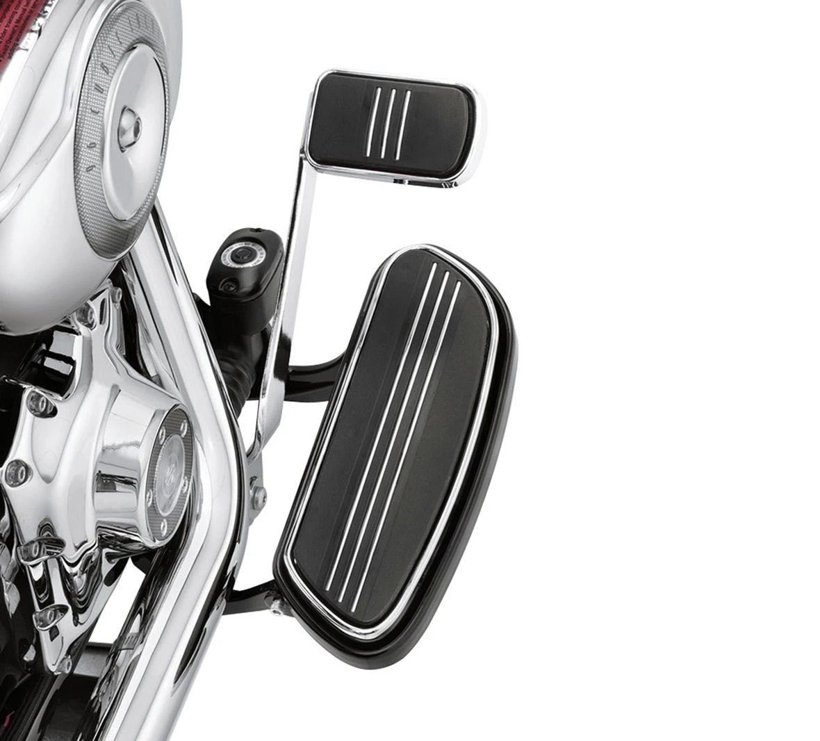 Harley Davidson Swept Wing Rider Footboard Pans Black – Bild 2