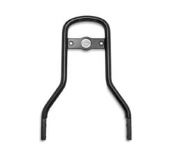 Harley Davidson Mini-Medallion Style Sissy Bar Upright Round, Black