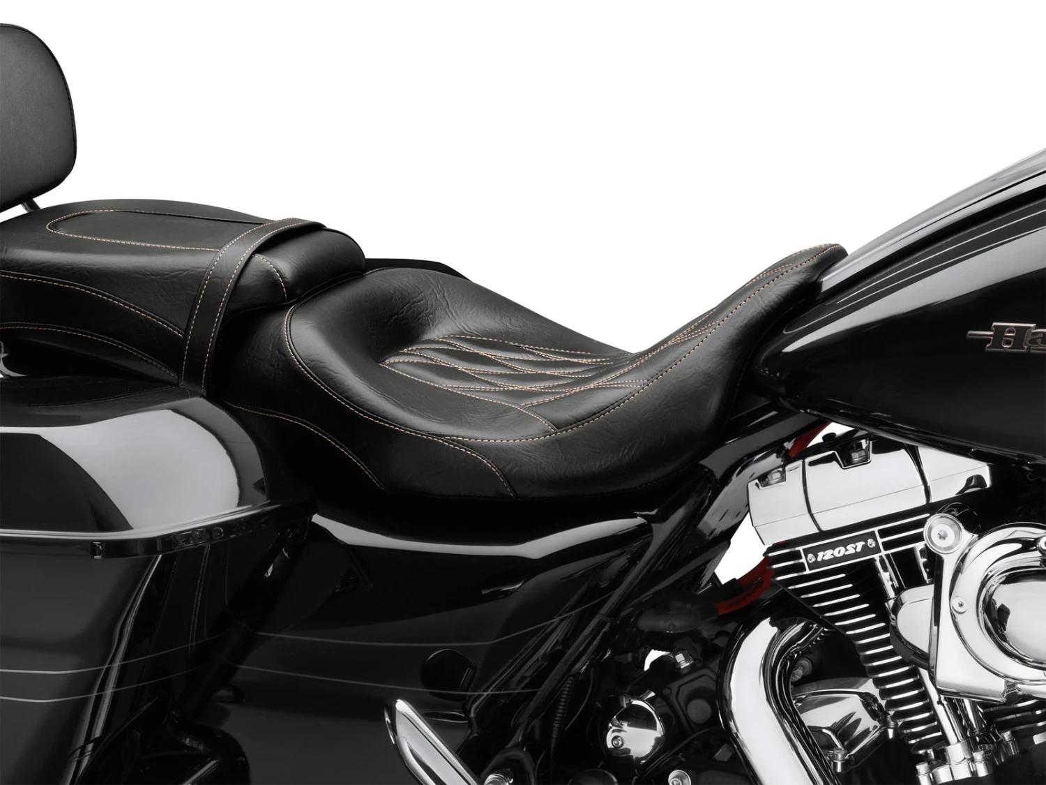 Harley Davidson Low-Profile Solo Seat 15" Black Diamond – Bild 2