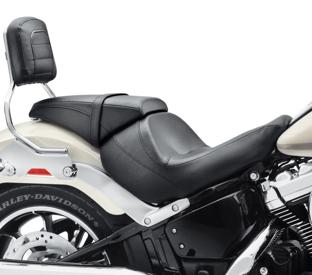 Harley Davidson Reach Two-Up Seat 12" Vinyl Black – Bild 2