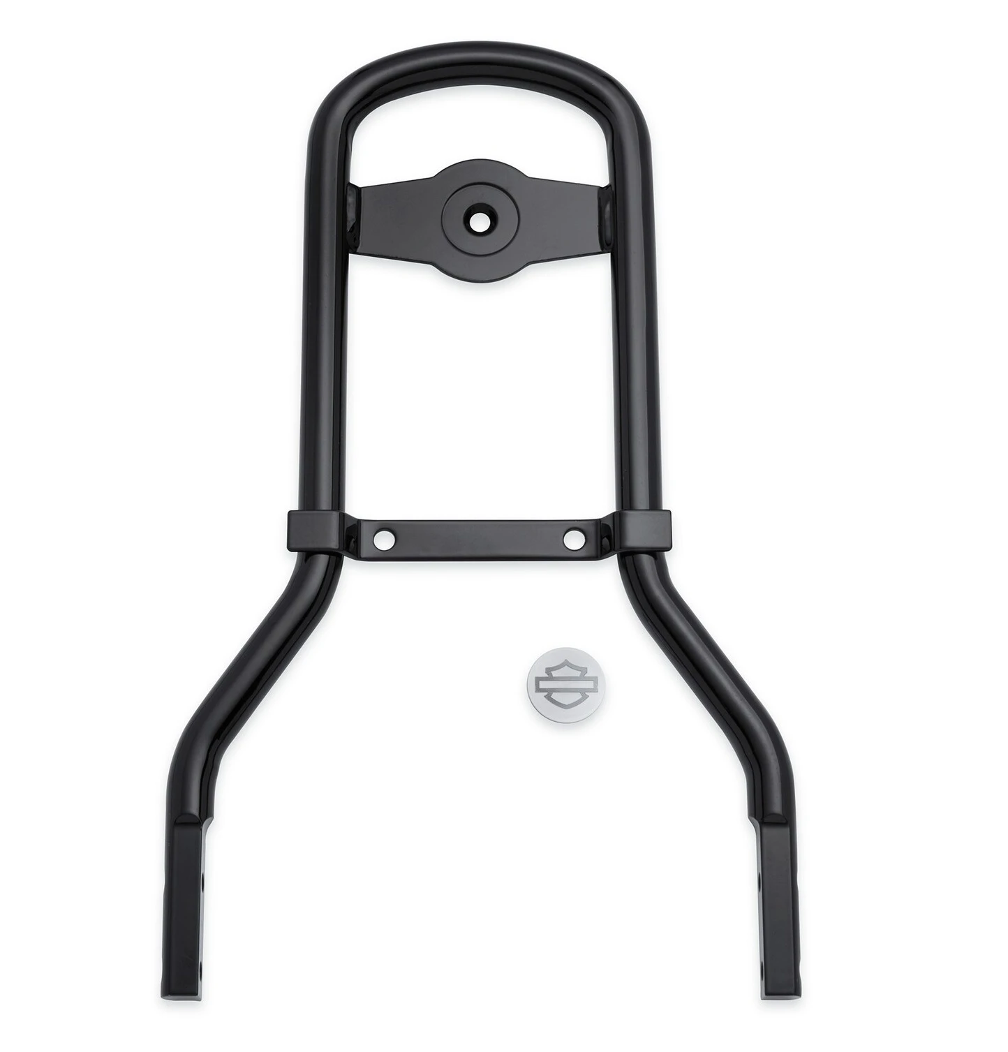 Harley Davidson Standard Round Bar Sissy Bar Upright Black