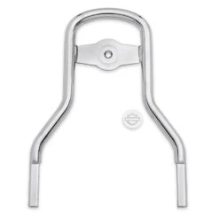 Harley Davidson Low Round Bar Sissy Bar Upright Chrome