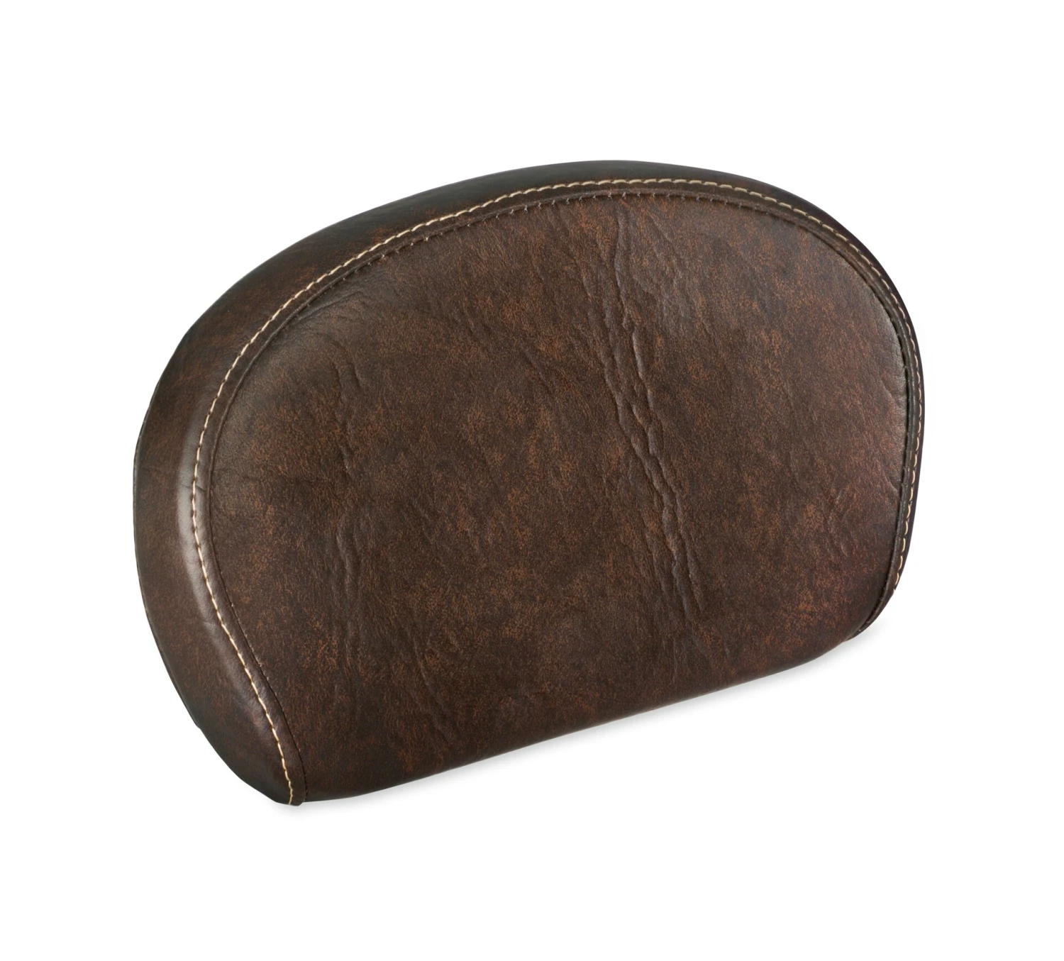 Harley Davidson Short Passenger Backrest Pad - Mahogany Brown