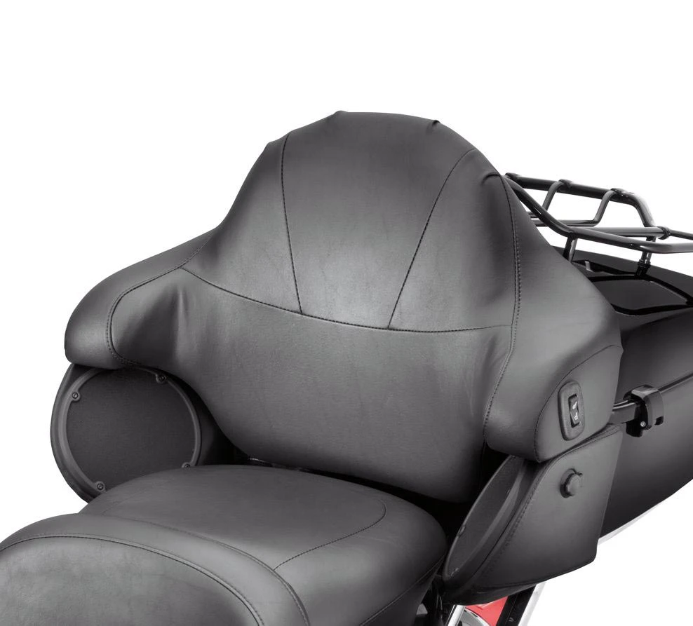 Harley Davidson Sun Ray Heated King Tour-Pak Backrest Pad - Comfort Stitch – Bild 2