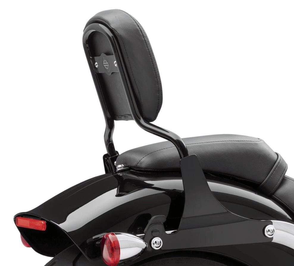 Harley Davidson Low Mini-Medallion Style Sissy Bar Upright, Black – Bild 2